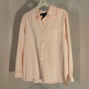 Button down long sleeve medium top